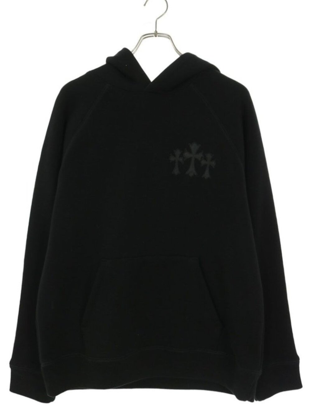 Chrome Hearts Hoodie Back CH Logo Cross Embroidery Pullover
